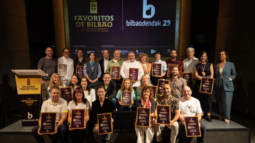 bilbaoDendak presenta los finalistas a los premios del comercio «Favoritos de Bilbao» 2025