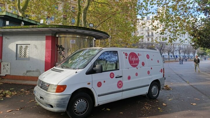 El plátano que ha tumbado un kiosco histórico en Bilbao