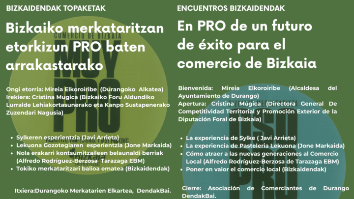 Durango acoge una Jornada sobre Adaptación del Pequeño Comercio a los Nuevos Desafíos