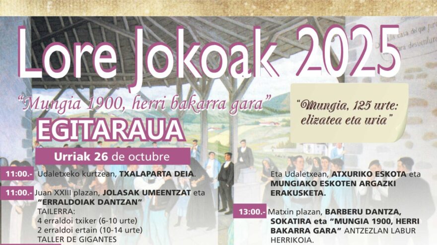 Mungia revive sus orígenes con una nueva edición de Lore Jokoak