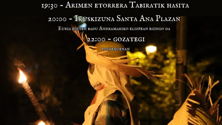 Durango celebra su III Gaba Baltza este viernes 31 de octubre