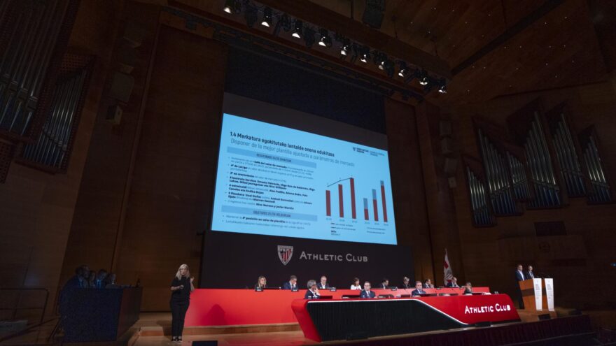 La Asamblea General Ordinaria del Athletic aprueba la gestión y el presupuesto 2025/26