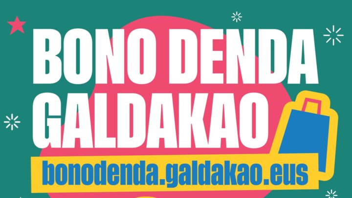 Galdakao pone en marcha la campaña Bono Denda para apoyar al comercio de cercanía