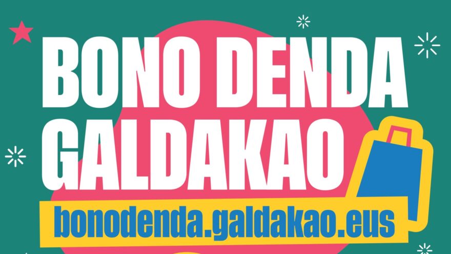Galdakao pone en marcha la campaña Bono Denda para apoyar al comercio de cercanía