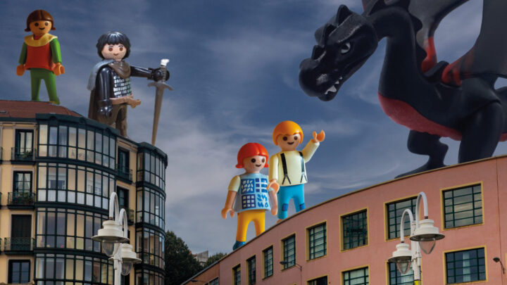 La historia de Bilbao en miniatura: los famosos muñecos Playmobil recrean escenas icónicas