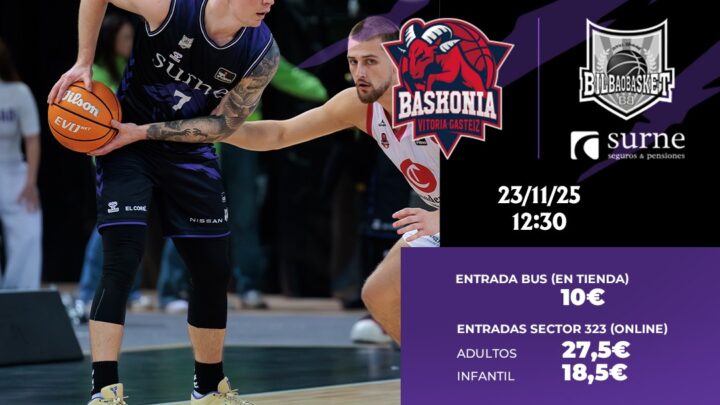 Surne Bilbao Basket Organiza Viaje en Bus para el Derbi en Vitoria-Gasteiz