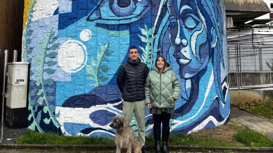 Sopela presenta un nuevo mural en Larrabasterra realizado por ‘Margozi’