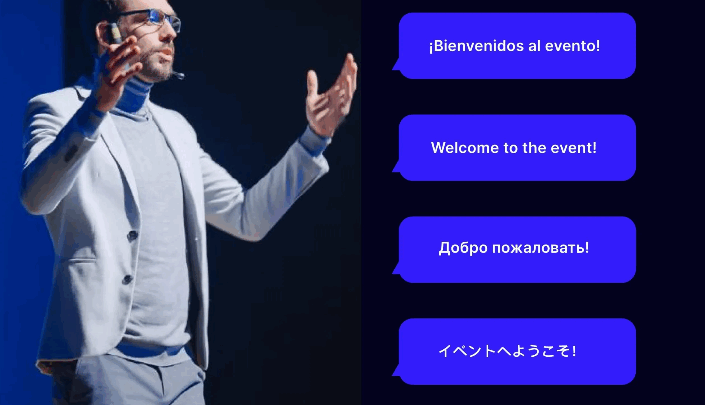 La IA trae la traducción de voz casi al instante