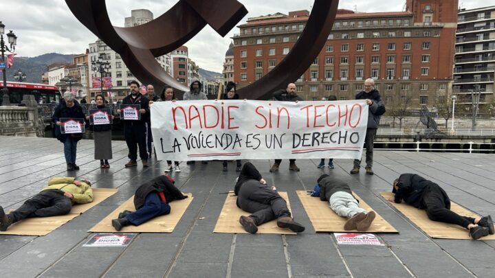 Más de 600 personas duermen en la calle en Bilbao