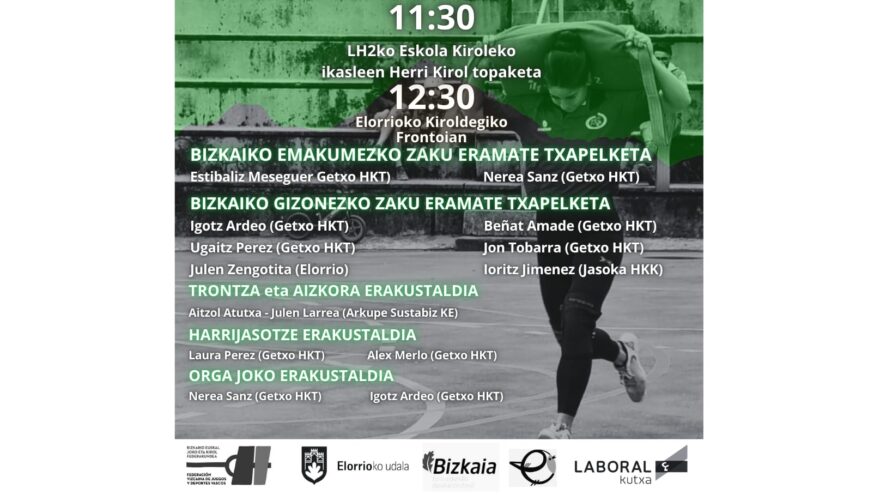 Elorrio acogerá el Zaku Eramate Txapelketa de Bizkaia este sábado