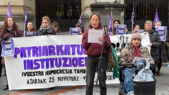 «¡Vuestra hipocresía es violencia!»: Bilbao se moviliza por el 25N