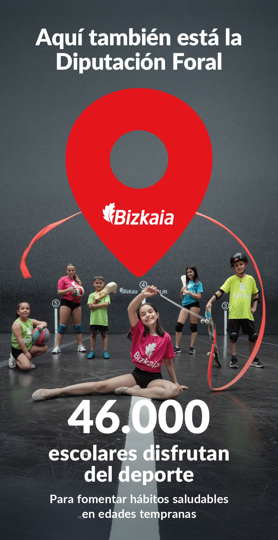 Banner de Bizkaia Denontzat en Bilbao