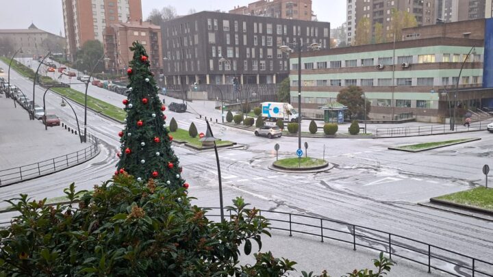 Postal navideña en Txurdinaga