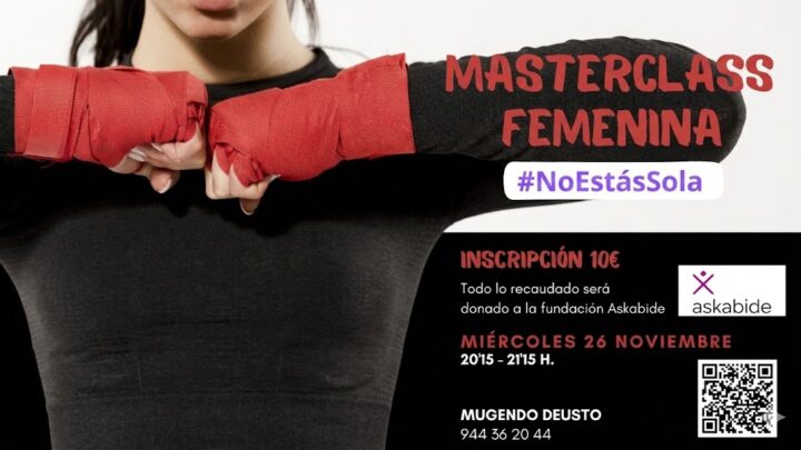 «No estás sola»: Mugendo Deusto organiza una masterclass solidaria de defensa femenina
