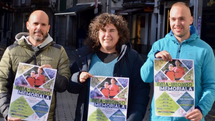 Abenduaren 13an lehiatuko da Berriatuatik Ondarroara egiten den Egia-Iriondo memoriala