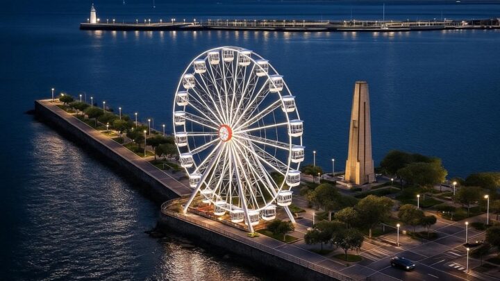 Getxo estrena una gran noria de 24 metros por Navidad