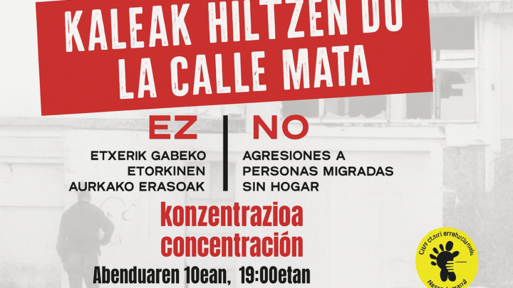 La calle mata: atacan con fuego una tienda de campaña y dan una paliza a una persona sin hogar en Bilbao