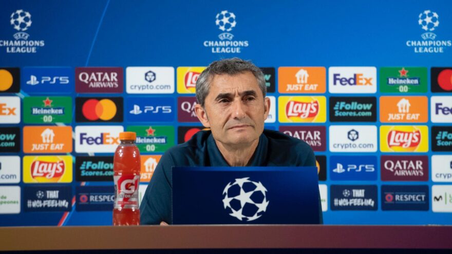 Ernesto Valverde: «Este empate significa mantenernos vivos en la competición»