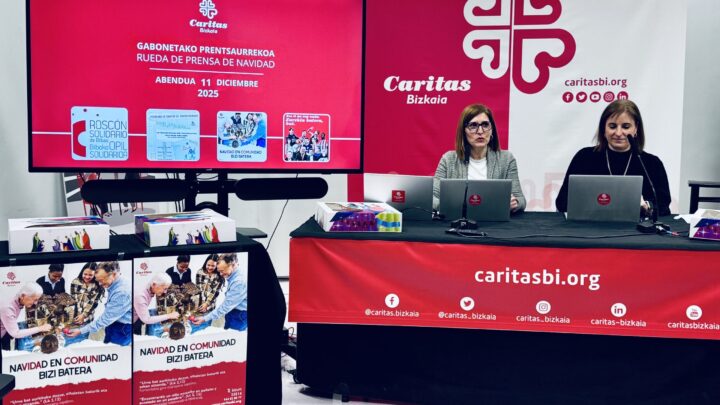 Caritas Bizkaia refuerza los vínculos comunitarios en su Campaña de Navidad 2025