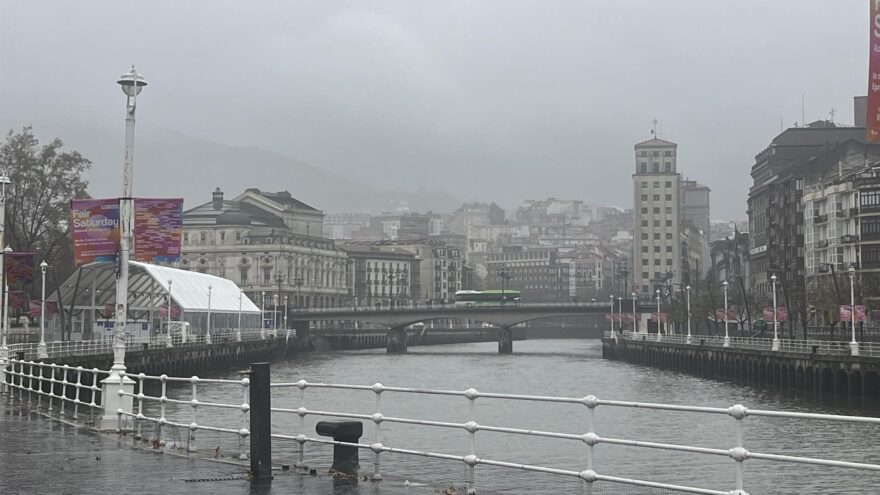 El tiempo este martes en Bizkaia: cielos nublados y algo de lluvia, con bajada de temperaturas