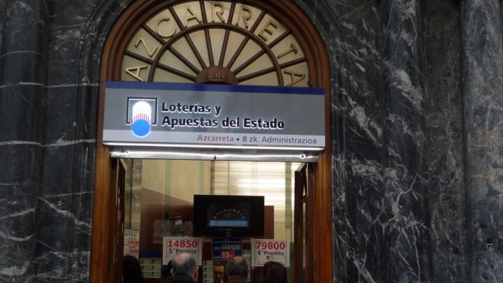 La administración de Artea, en Leioa, vende parte del primer cuarto premio del Sorteo de Navidad