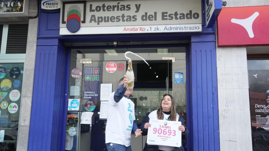 La Lotería de Navidad deja más de 16 millones en Euskadi