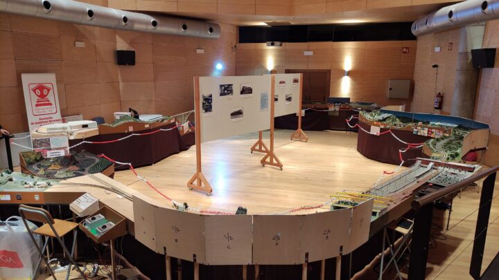 Trenes en miniatura pero grandes en solidaridad: el Itsasmuseum acoge la Expo de maquetas