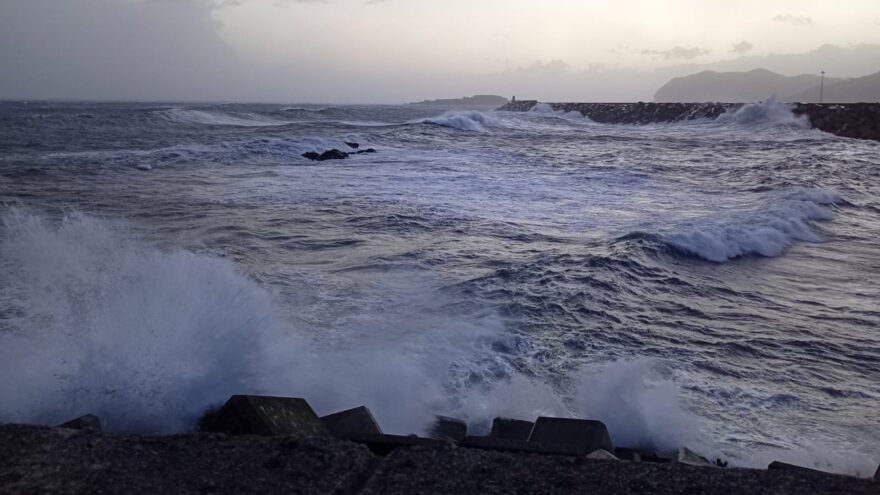 Cuidado con el viento: Registradas rachas de 133 km/h en Bermeo y 106 km/h en San Sebastián
