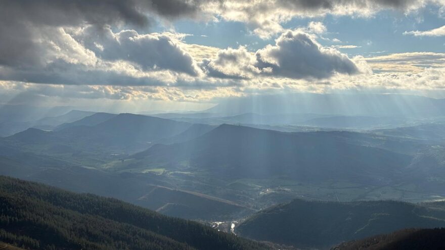 El tiempo este lunes en Bizkaia: el viento sur soplará con intensidad