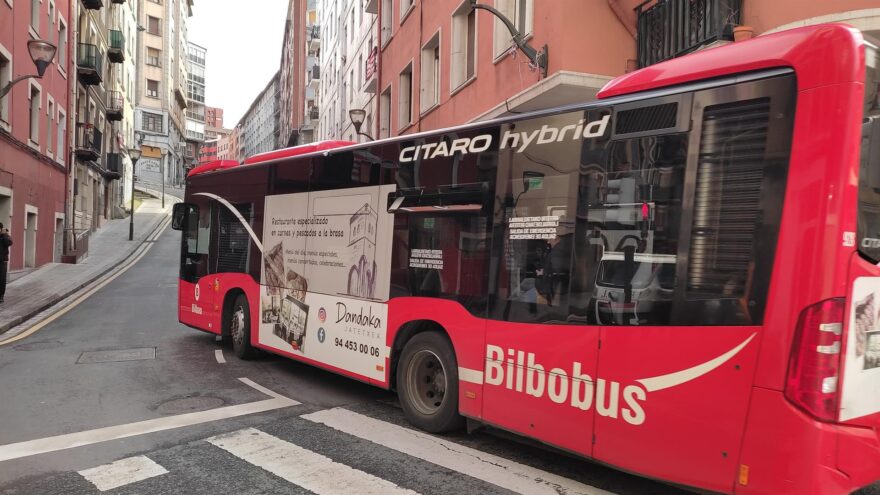 El transporte urbano en autobús crece un 0,3% en noviembre en Euskadi