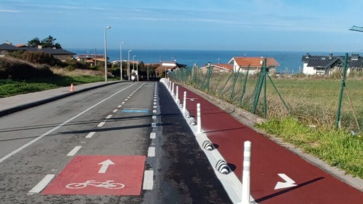 Sopela finaliza la red de bidegorris que conectan la playa y el centro