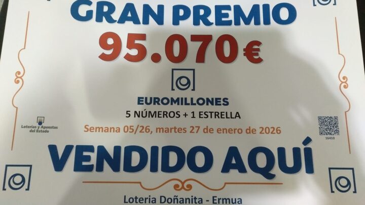 Ermua reparte un premio de más de 95.000 euros del Euromillones