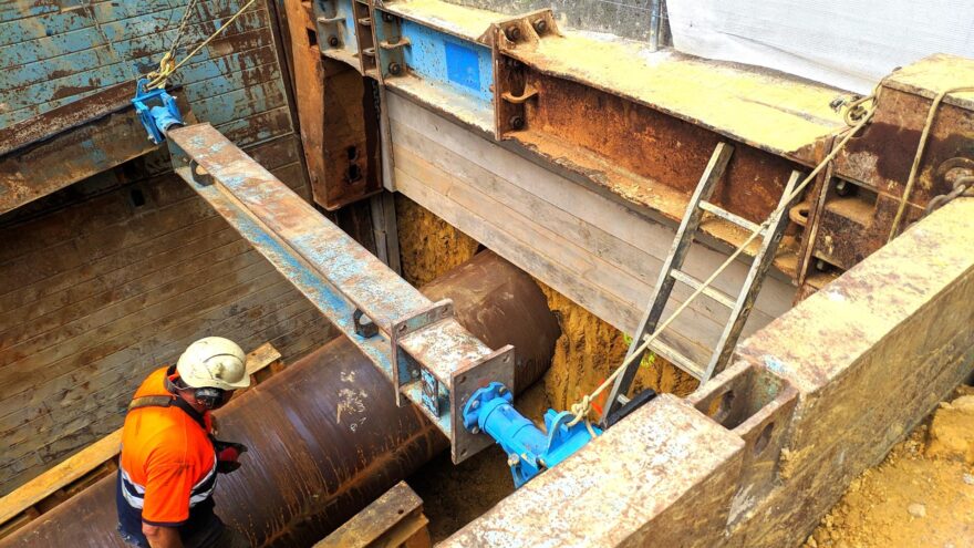 Desconectan la cuenca de la Salve del Interceptor del Consorcio de Aguas