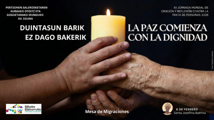 Jornada Mundial de Oración y Reflexión contra la Trata de Personas el 8 de febrero