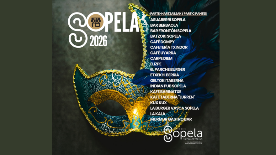 Sopela reúne a 19 establecimientos hosteleros para el Concurso de Decoración de Carnaval