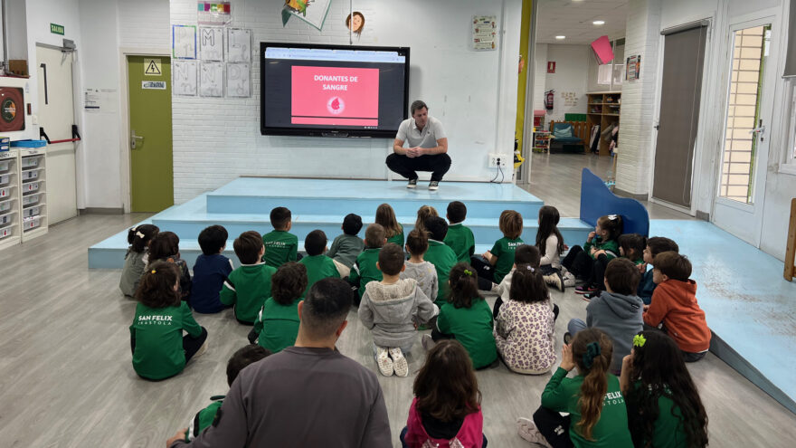 La Ikastola San Félix de Ortuella fomenta la donación de sangre en el municipio