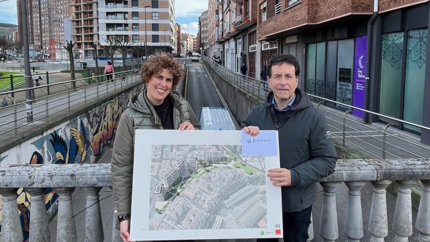 Basauri inicia las obras de cobertura del paso bajo las vías de Lehendakari Agirre