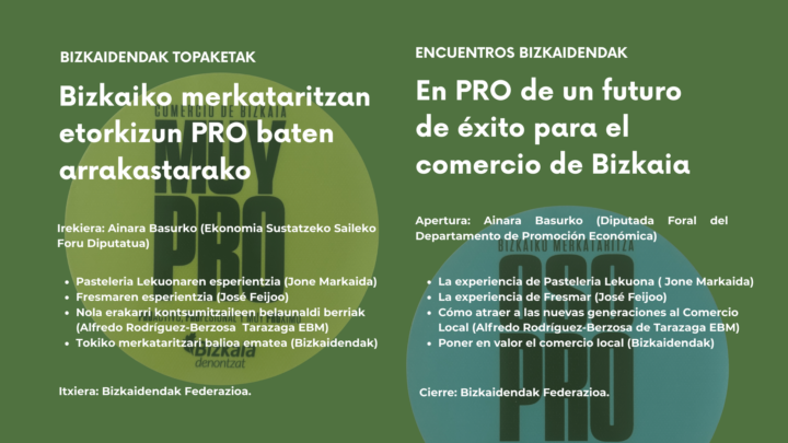 El pequeño comercio se reúne en Bilbao para hablar de cómo adaptarse a los nuevos desafíos