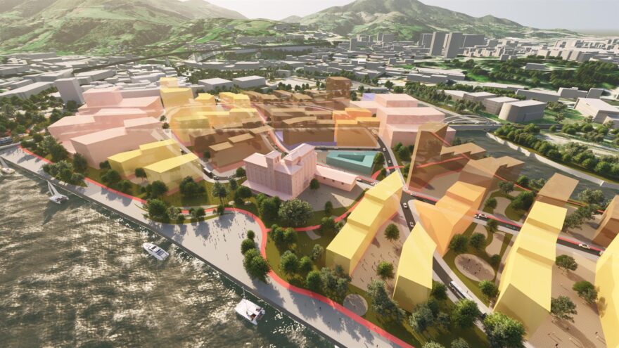 Bilbao buzonea un folleto sobre el futuro urbanístico de Punta Zorrotza