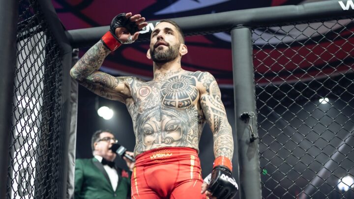 Jonathan García, el ertzaina de las MMA que quiere «traer el cinturón a Euskadi»