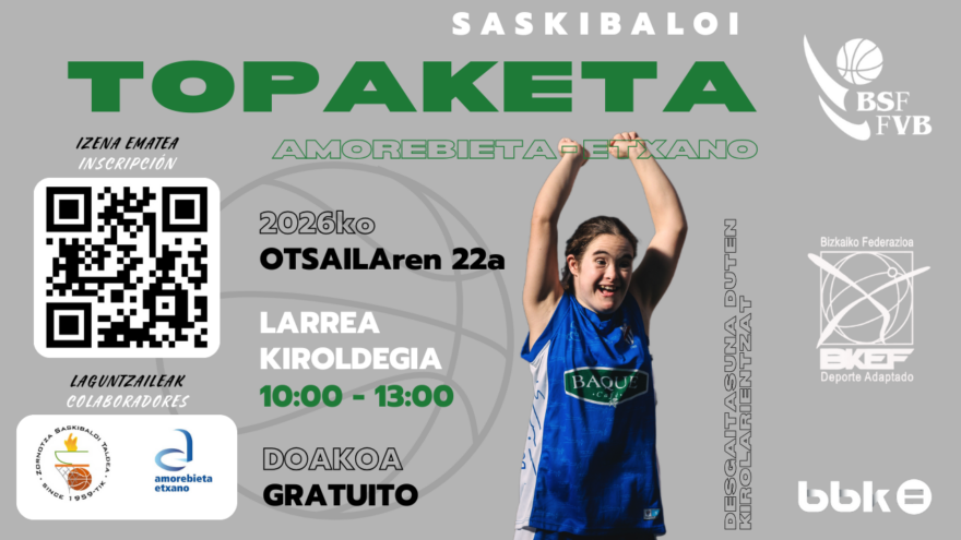 Amorebieta-Etxano organiza su I Topaketa de baloncesto inclusivo