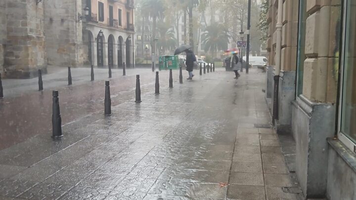 El tiempo este lunes en Bizkaia: jornada gris y lluviosa