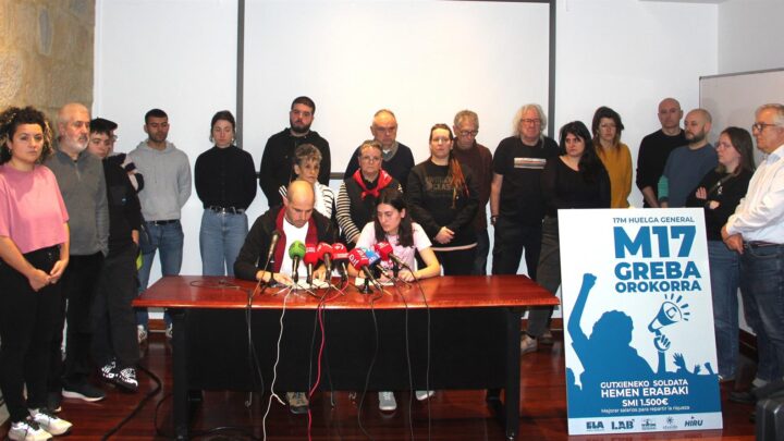 Nuevos grupos se unen a la huelga del 17 de marzo