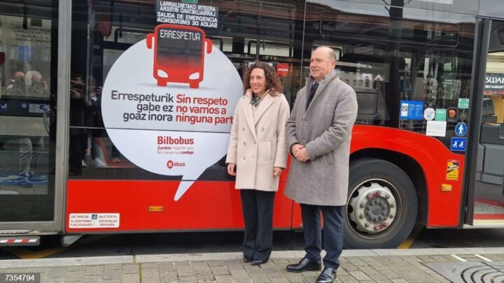 Nora Abete sobre la nueva campaña de Bilbobus: «Sin respeto no vamos a ninguna parte»