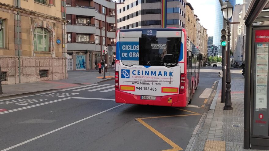 El transporte urbano crece un 6,7% en Euskadi