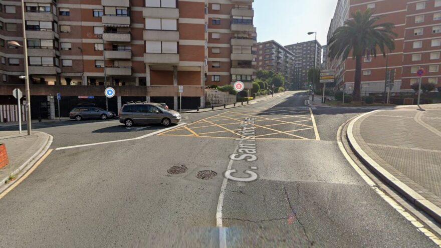 Bilbao transforma el cruce de Zurbaran con una rotonda