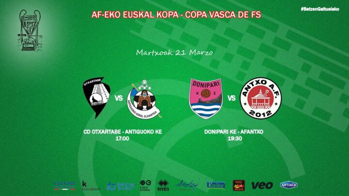 Etxebarri acoge la Final Four de la Euskal Kopa de fútbol sala con entrada gratuita