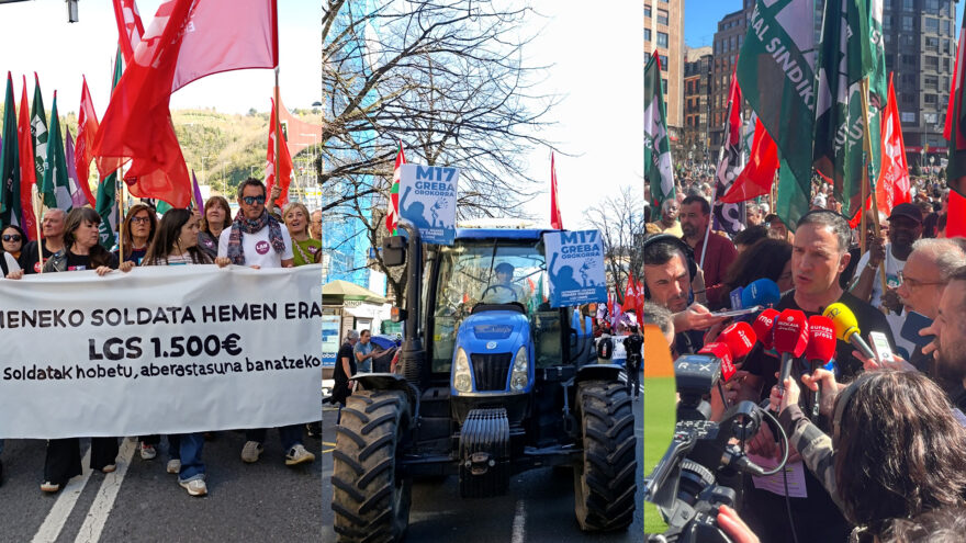 Amplio seguimiento de la Huelga General, según los sindicatos
