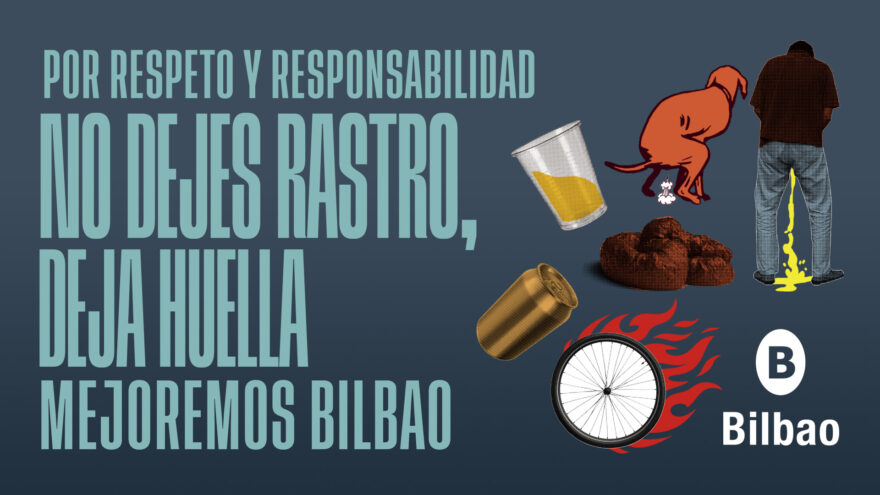 Bilbao lanza una campaña para frenar las conductas incívicas en la calle