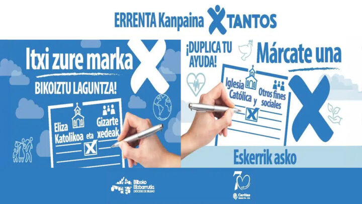 Kerman López: «La diócesis de Bilbao anima a marcar la X a favor de la Iglesia Católica y otros fines sociales»